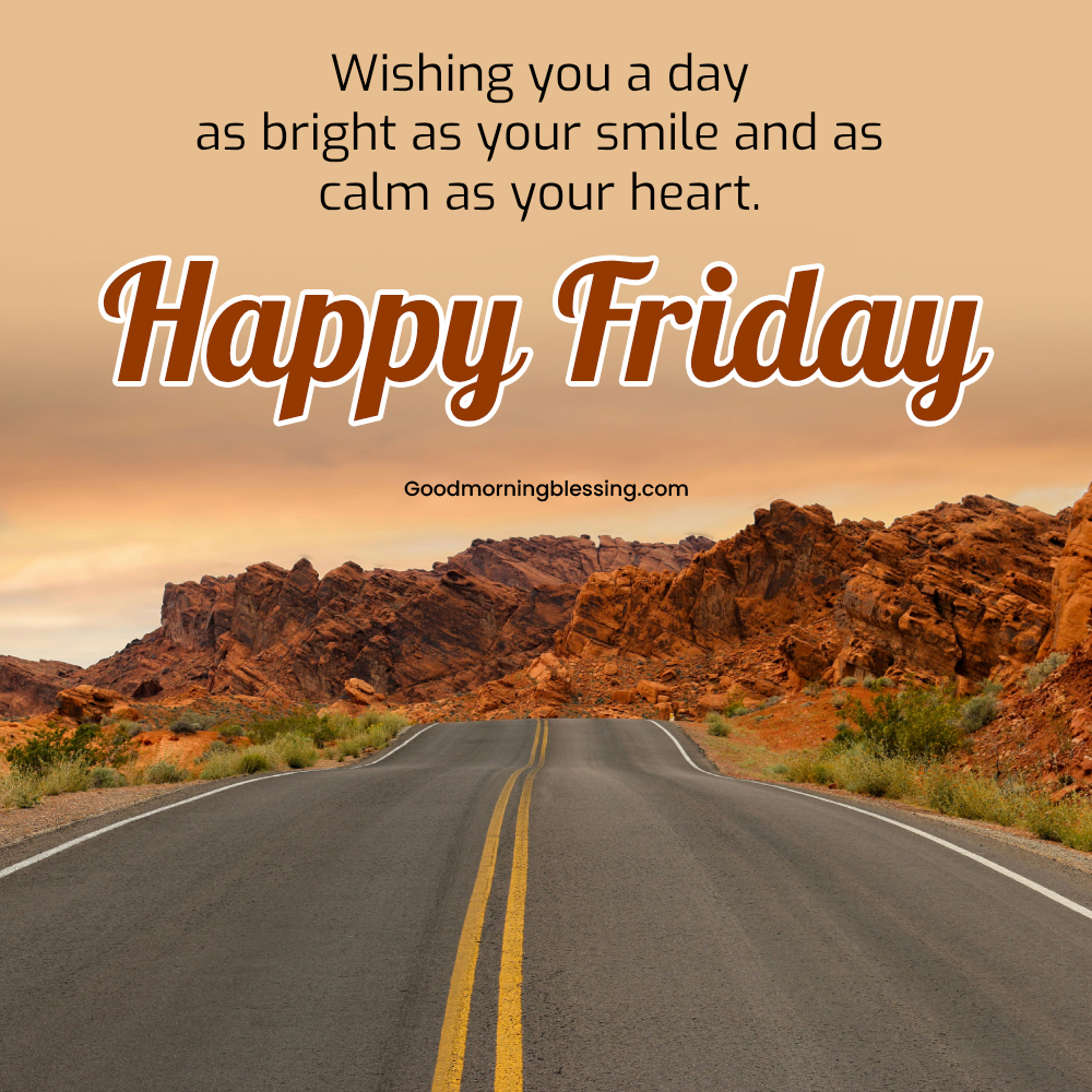 Beautiful Good Morning Friday Blessings