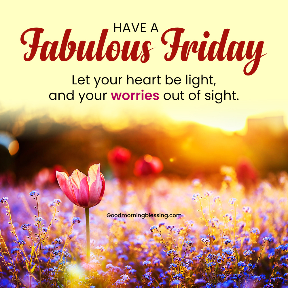 Blessed Friday Sunrise Good Morning Blessing
