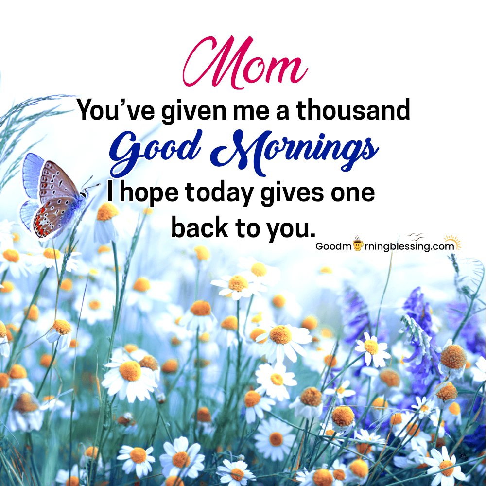 Blessing Good Morning Mother