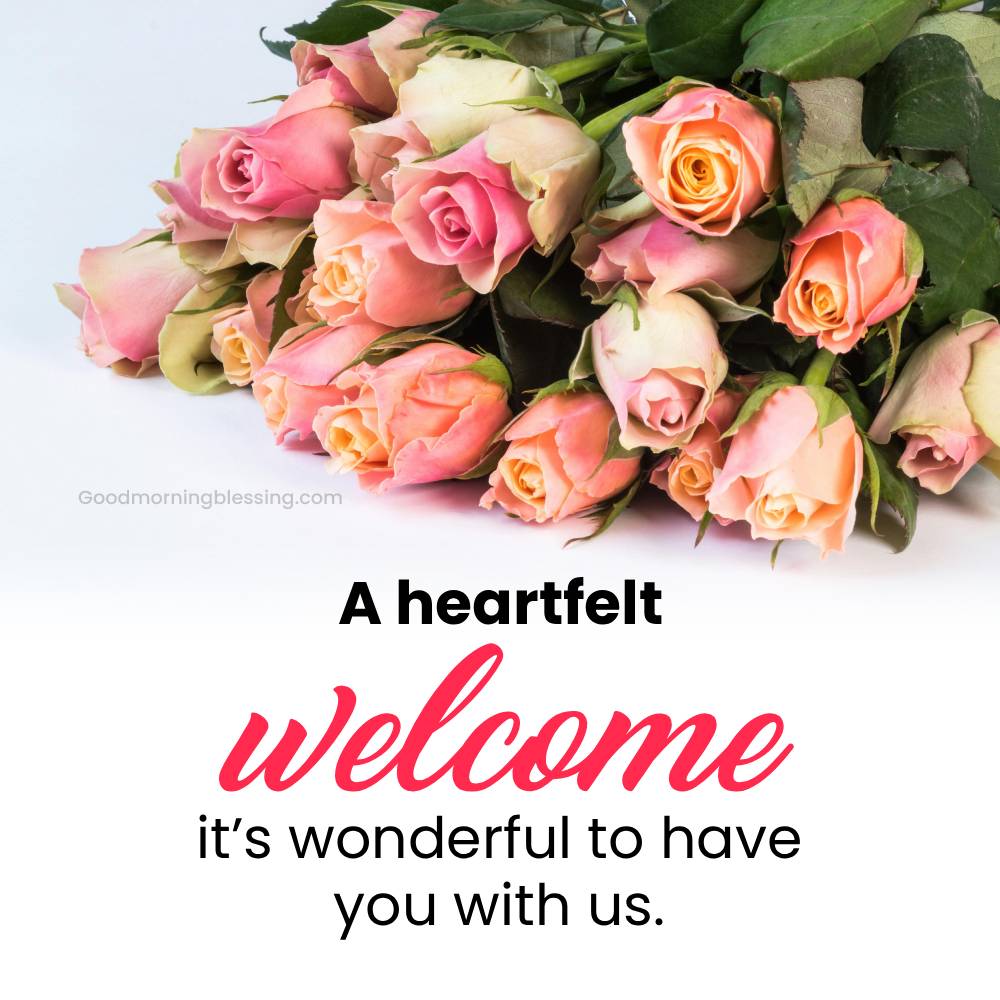 Cute Welcome Message