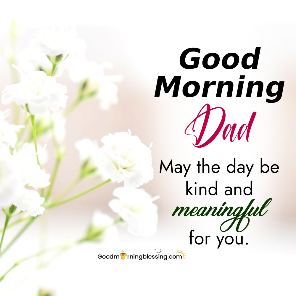 Good Morning Dad Wishes