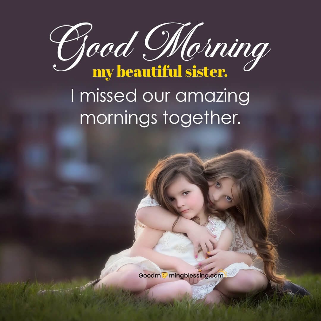 Good Morning Gif For Sister