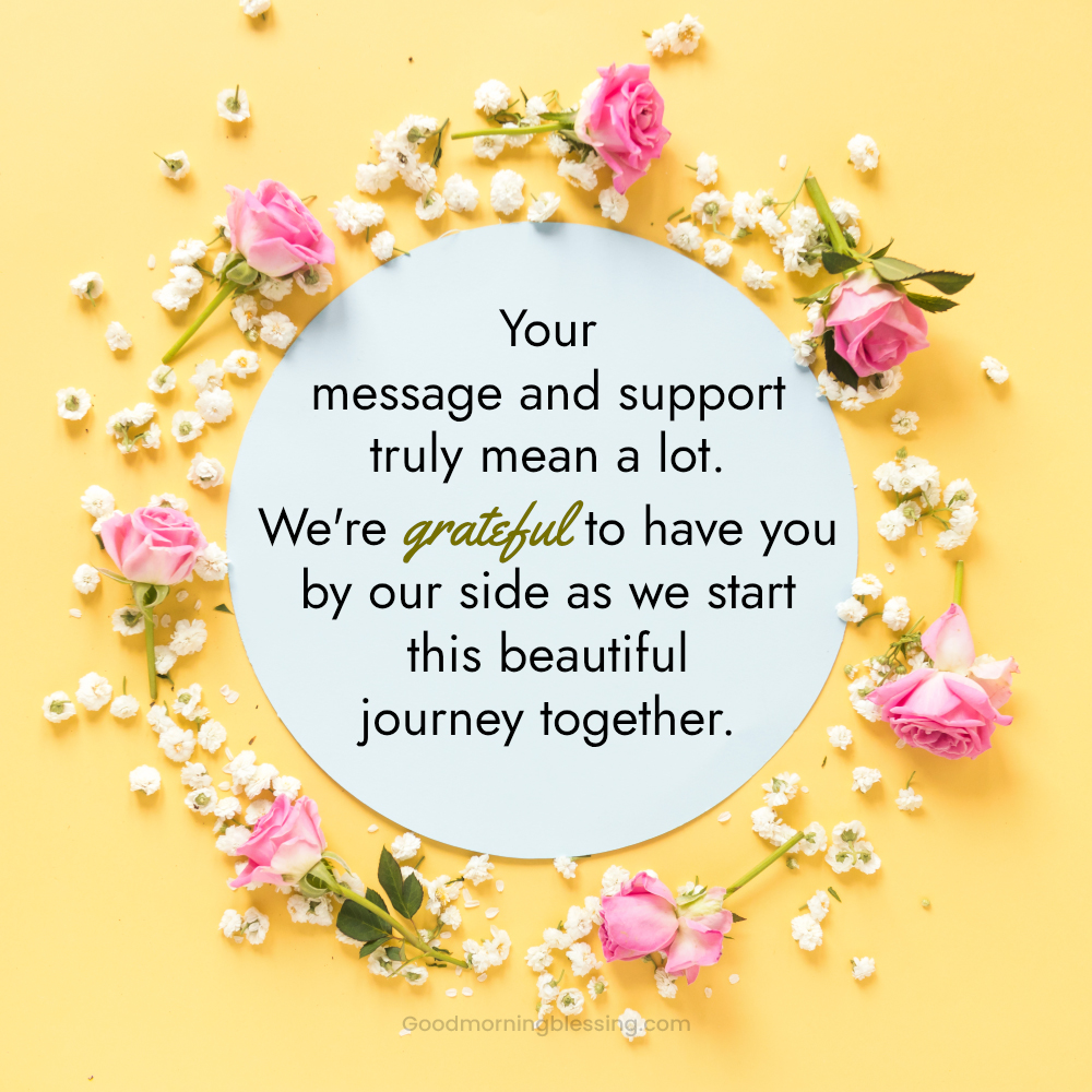 Grateful Thank You For Wedding Wishes