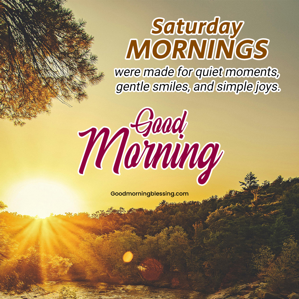 Happy Saturday Morning