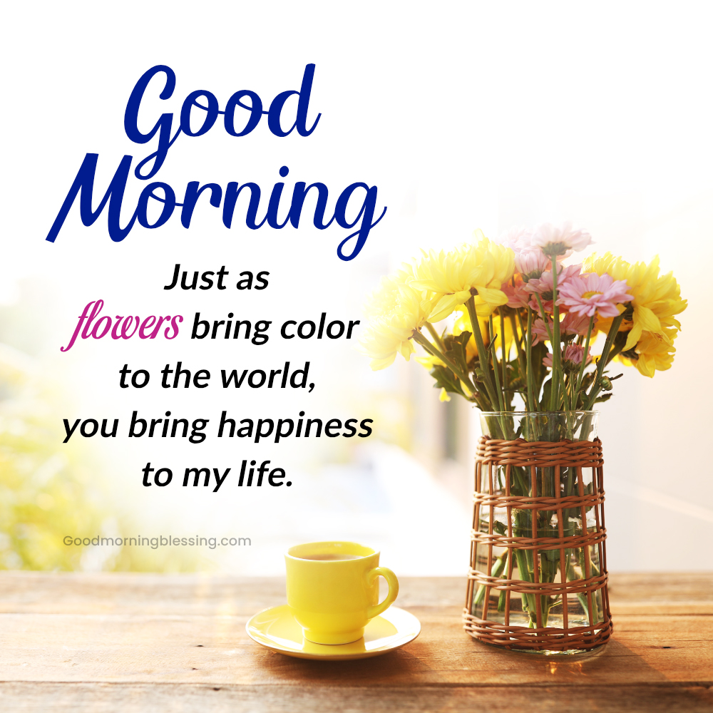 Lovely Morning Floral Messages