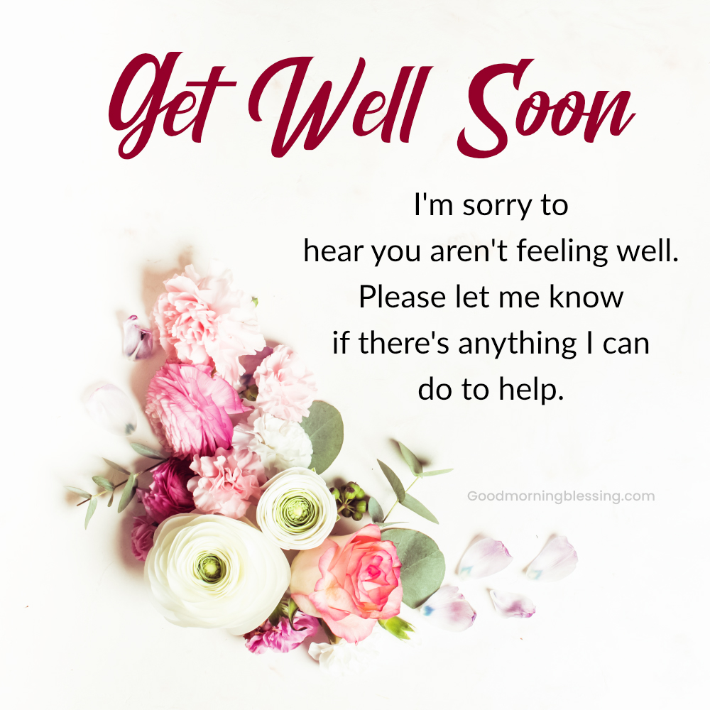 Professional Get Well Wishes For Coworker