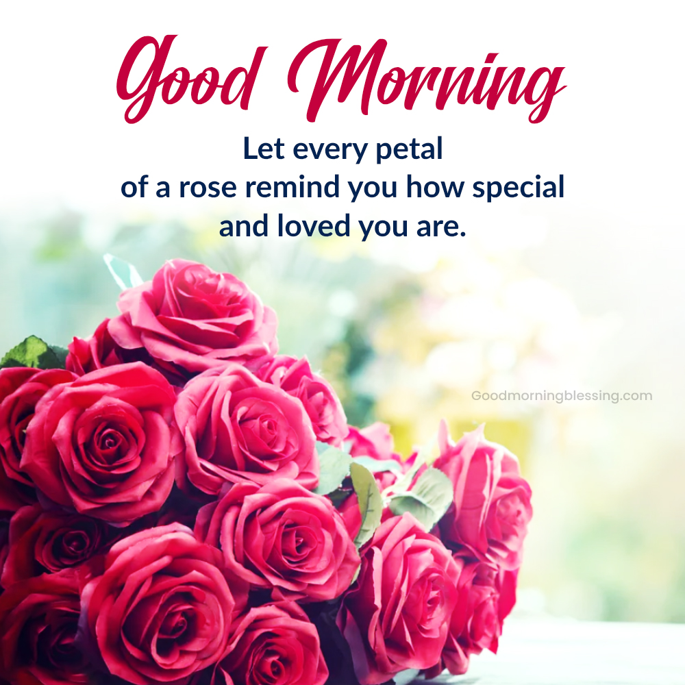 Red Rose Good Morning Wishes