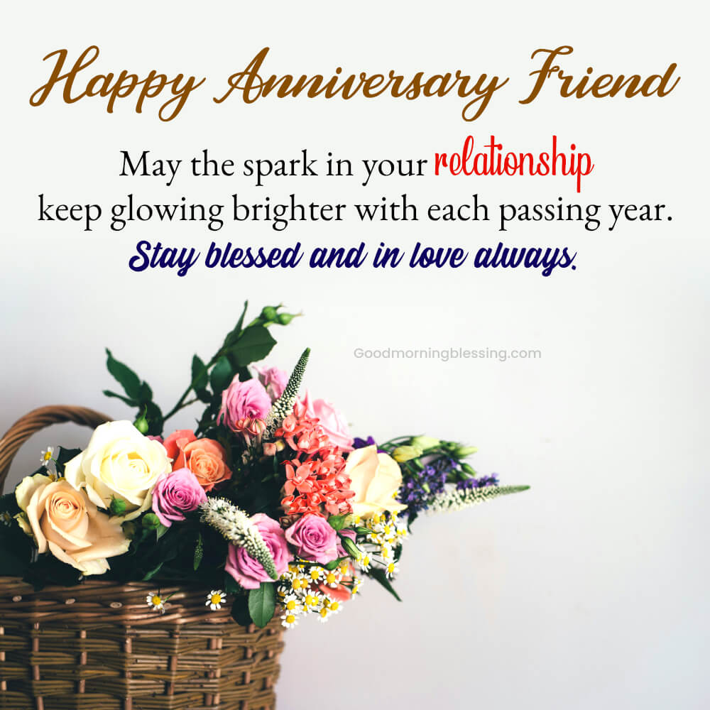 Romantic Anniversary Messages For Friends