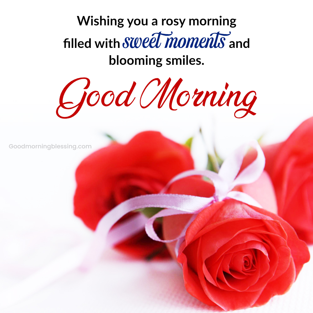 Romantic Good Morning Messages With Roses