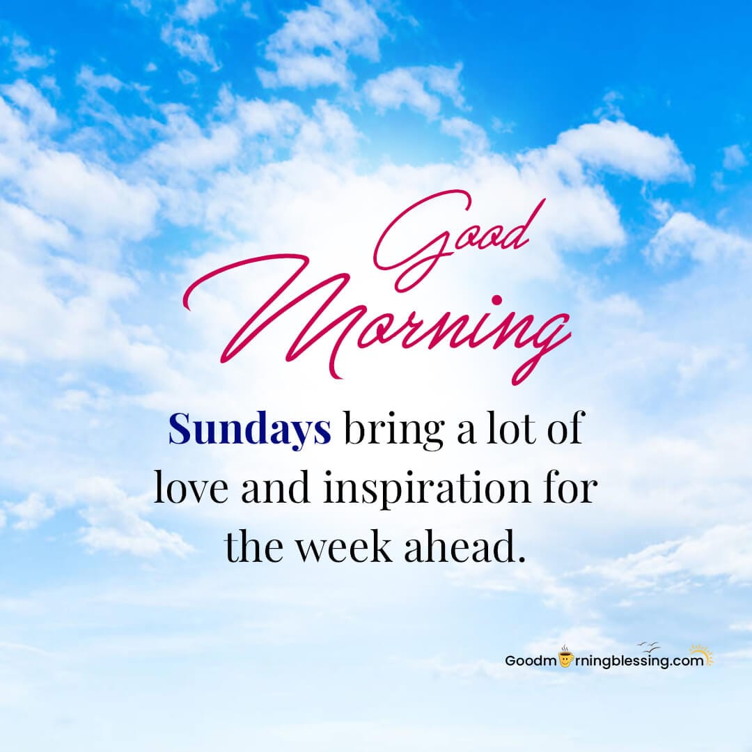 Sunday Morning Blessings