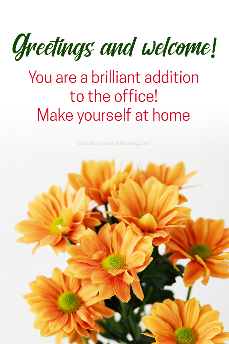 Welcome Message For Employee
