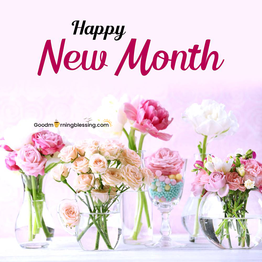 A Colorful New Month Wish Image