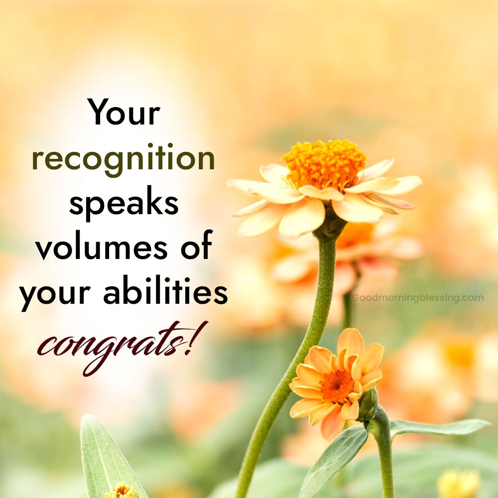 Congratulations Message For Award