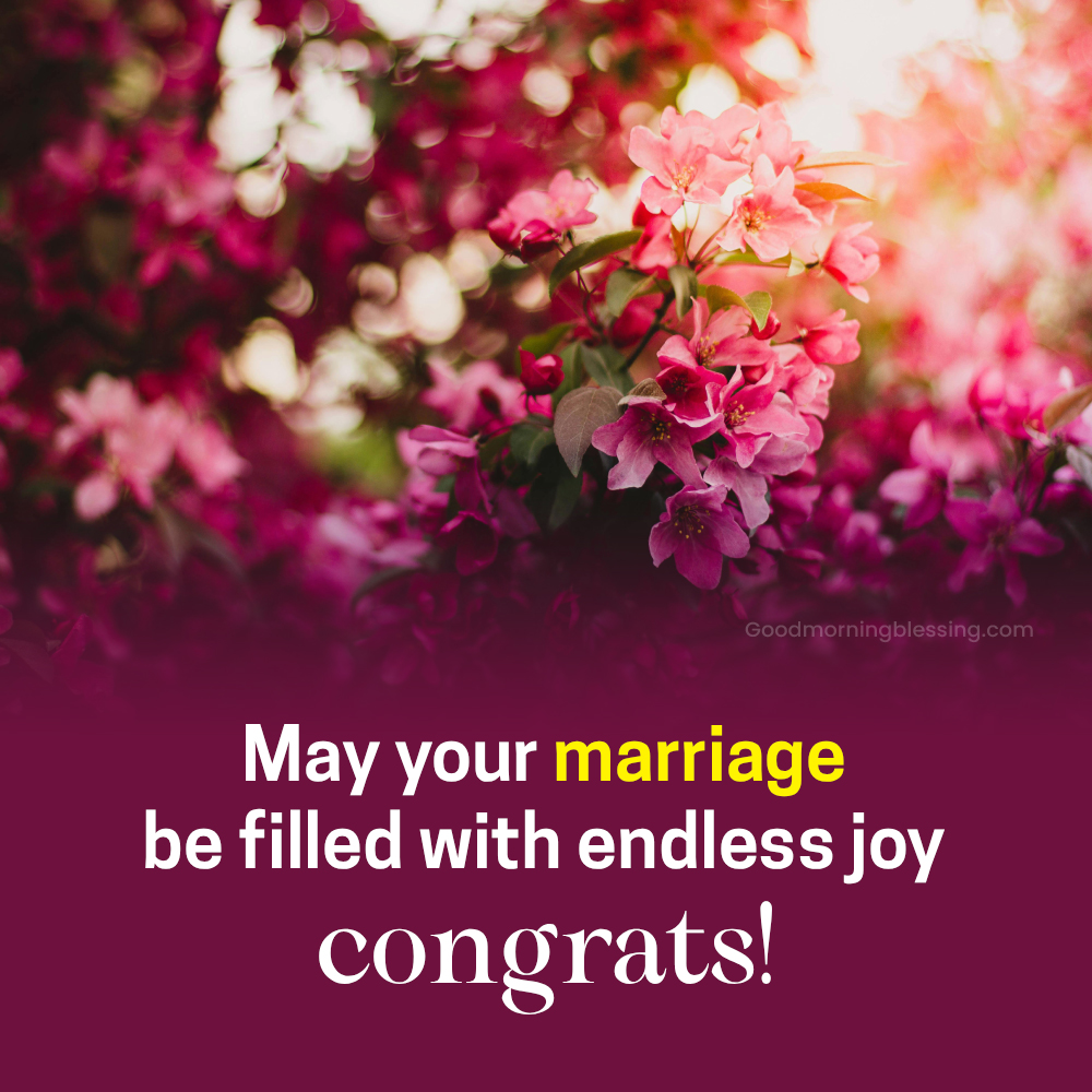 Congratulations On Wedding Message
