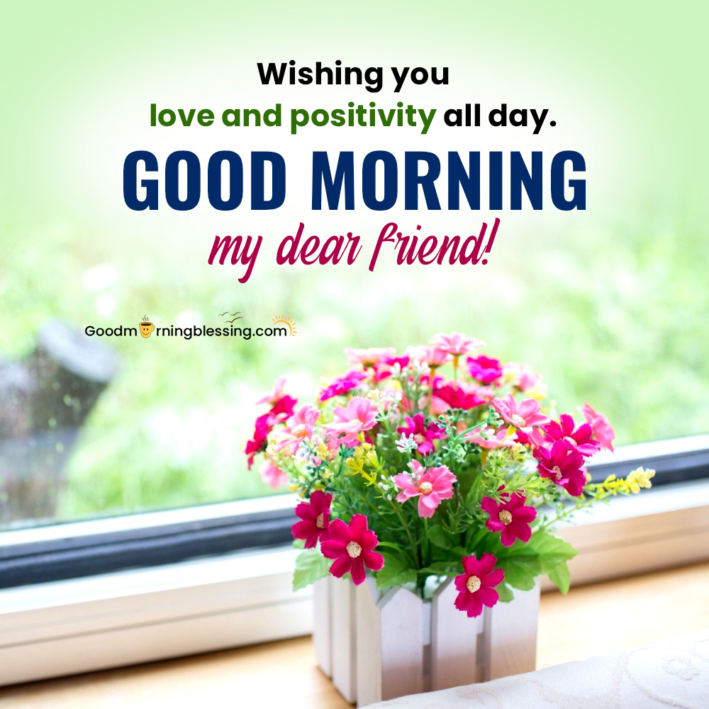 Flower Good Morning Wishes For Friend
