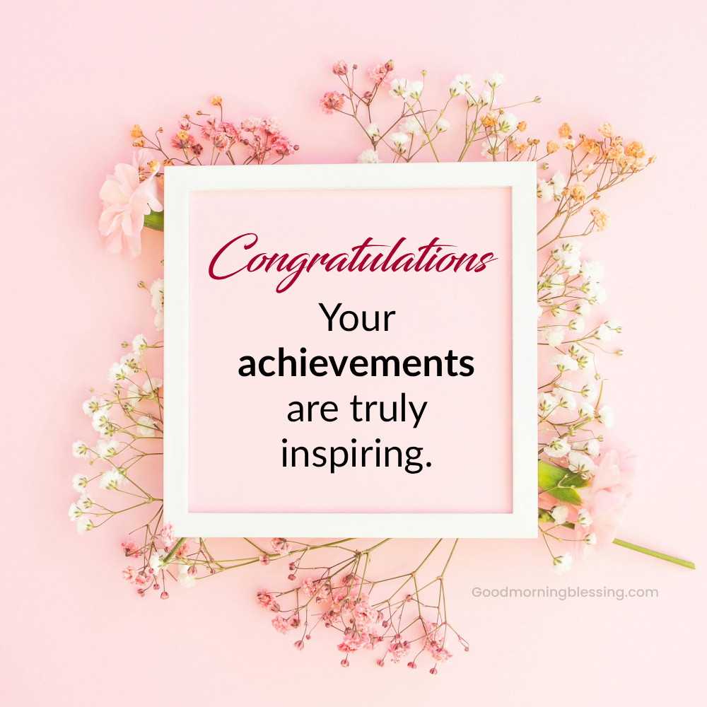 Messages For Congratulations On Achievement