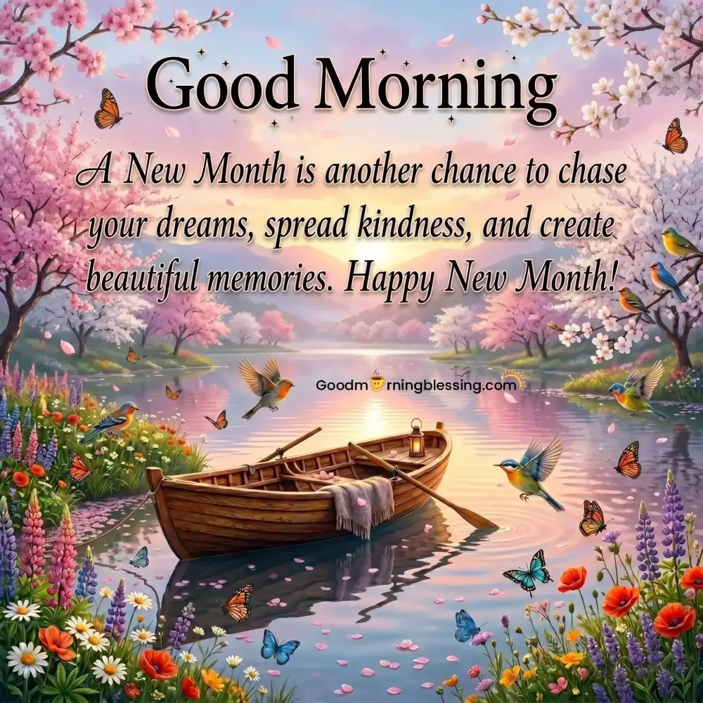 Good Morning New Month New Goals