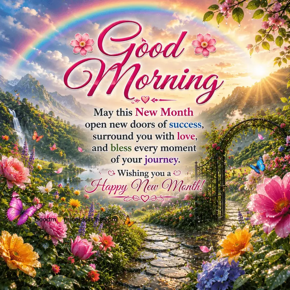 Inspirational Quotes Good Morning New Month