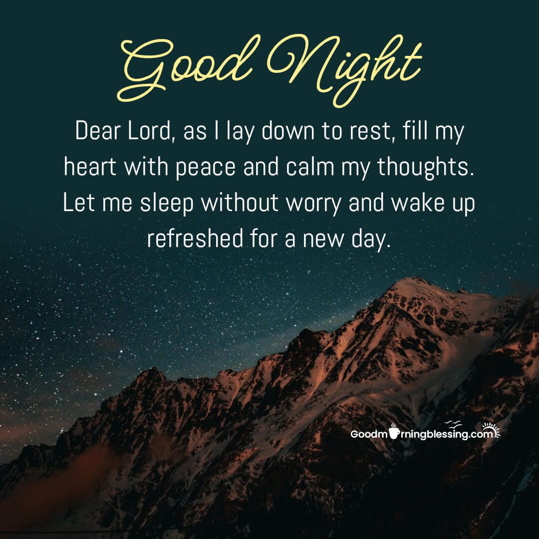 Christian Good Night Prayers​