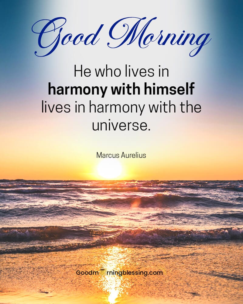 Good Morning Harmony Quotes