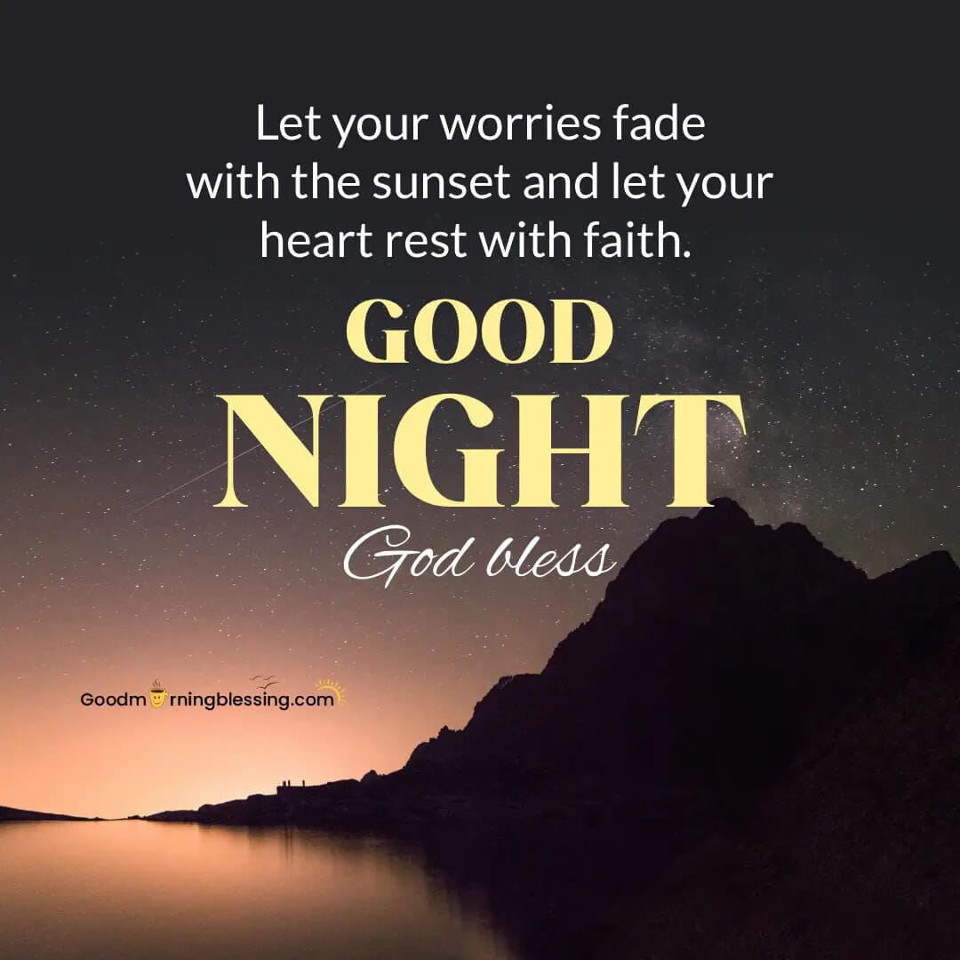Good Night Images With Quotes Blessings