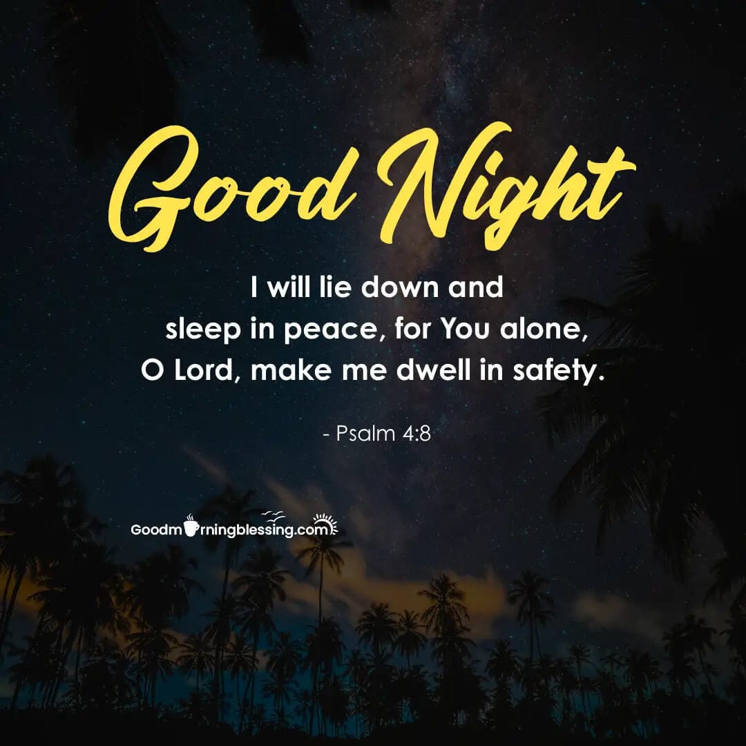 Good Night Messages With Bible Verses