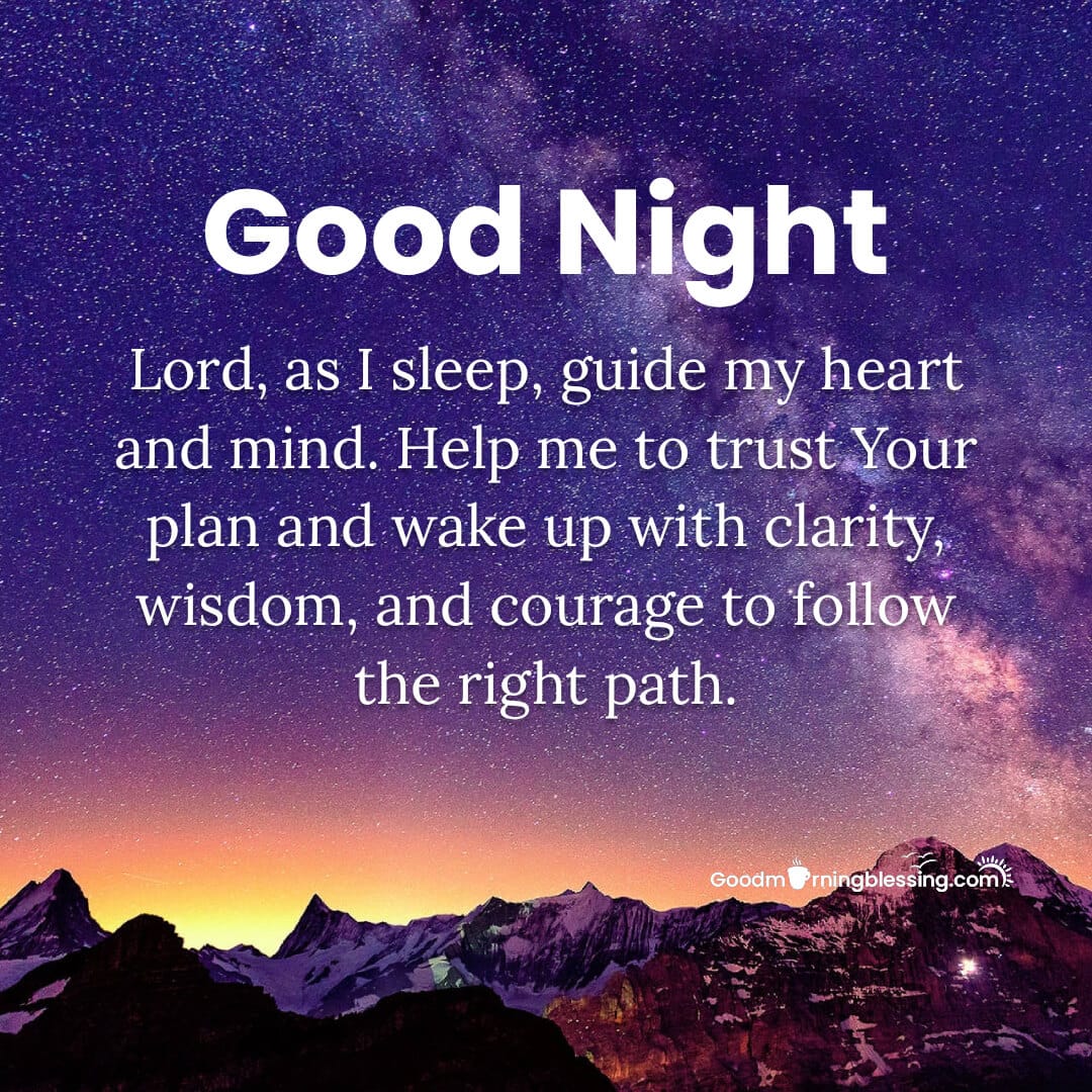 Good Night Prayers​ Image