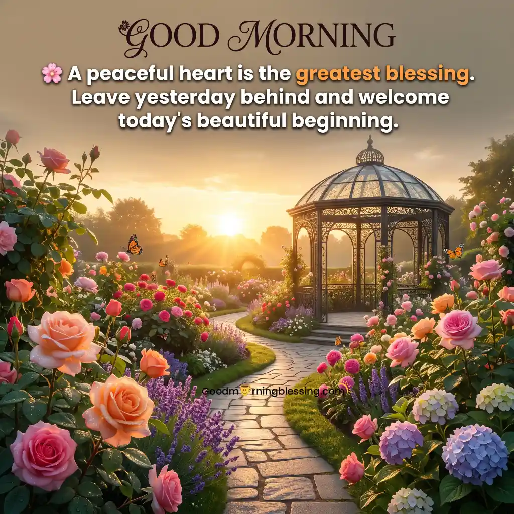 Good Morning Peace Of Mind Meaning