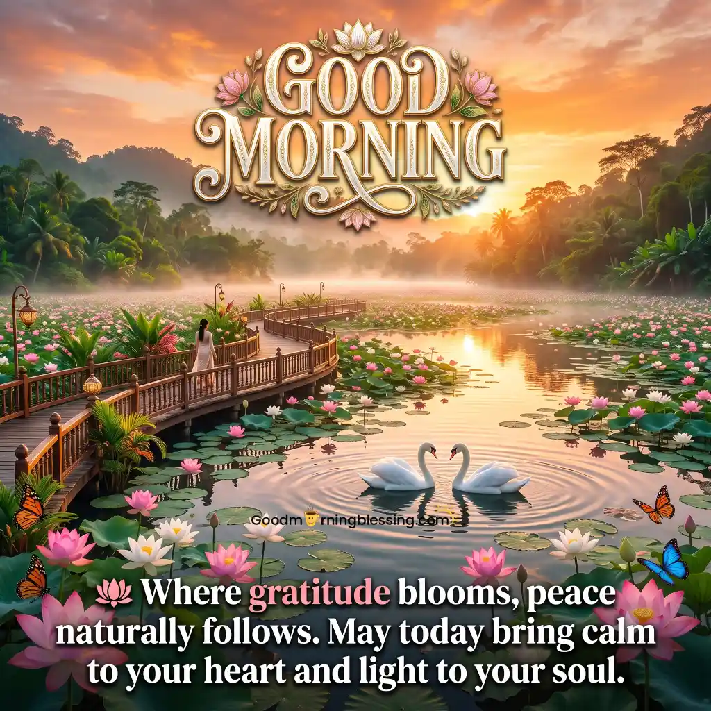 Peaceful Quotes Good Morning Images