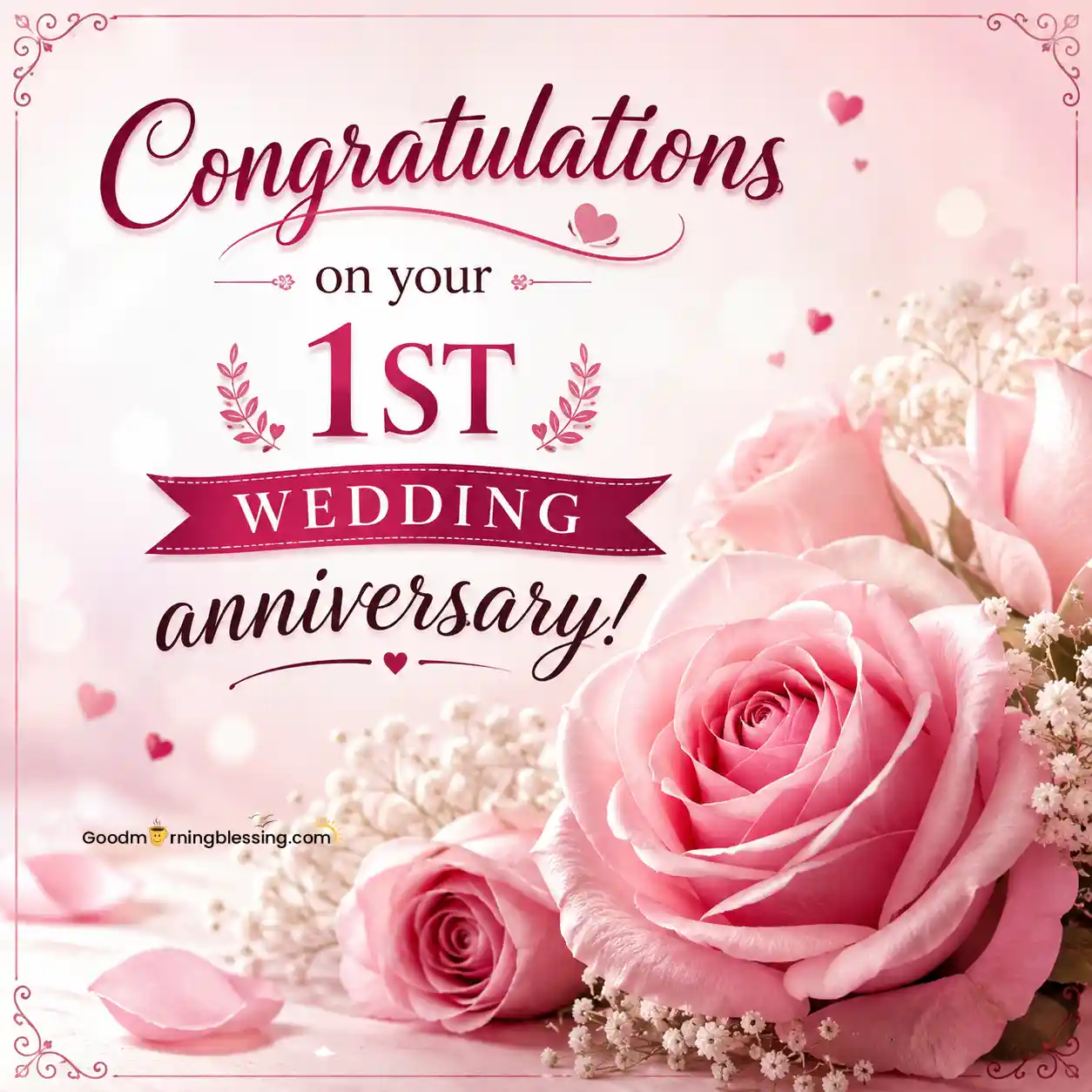 Happy 1st Anniversary Images Free Download