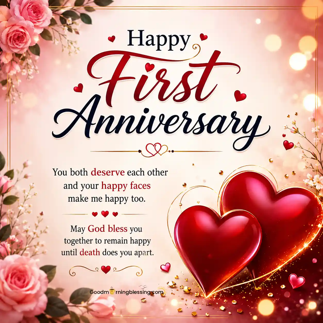 Happy 1st Anniversary Images Gif