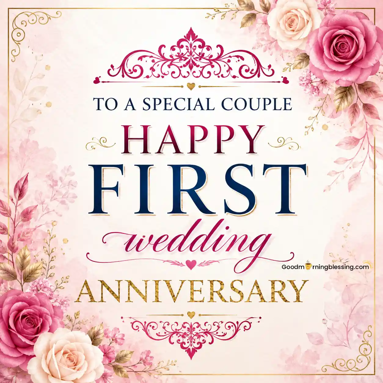 Happy 1st Anniversary My Love