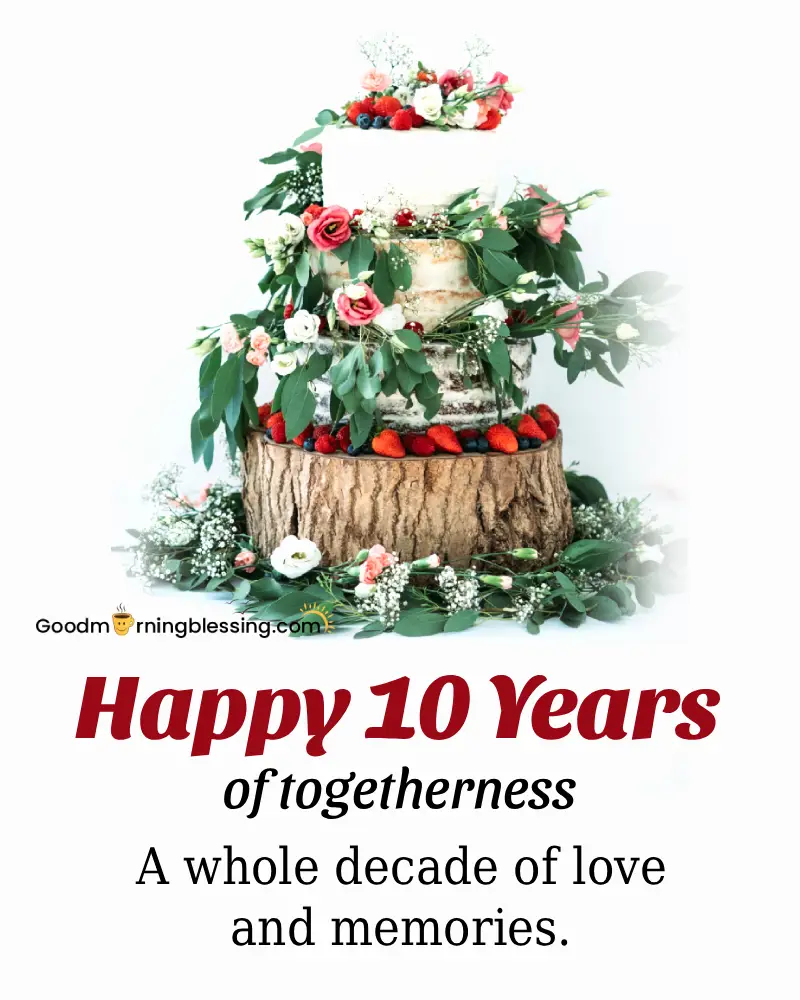 10 Years Anniversary Message