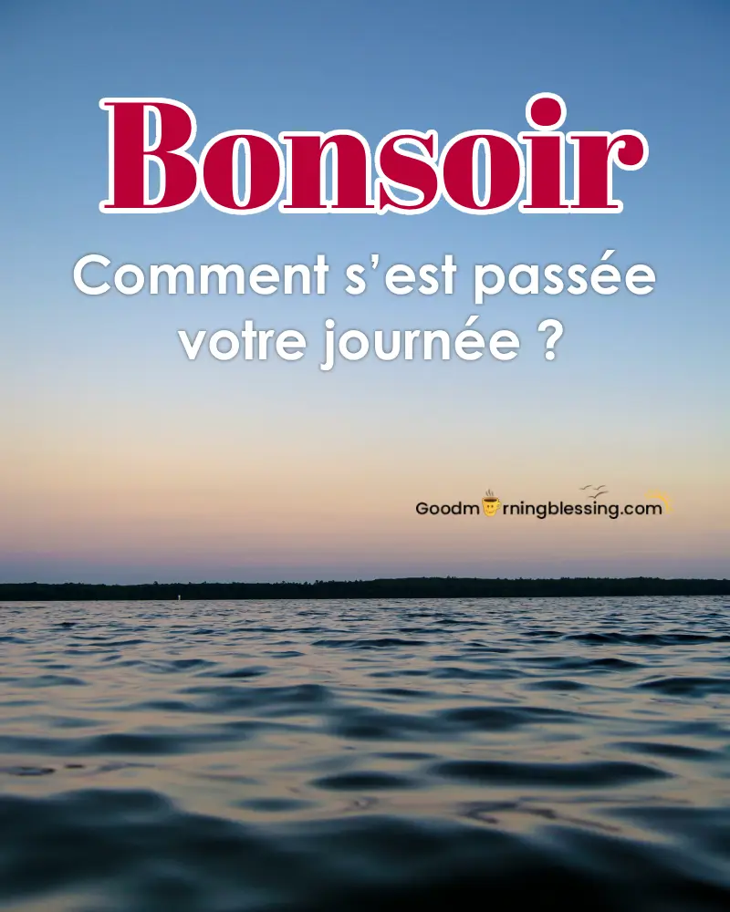 Good Evening French Greetings