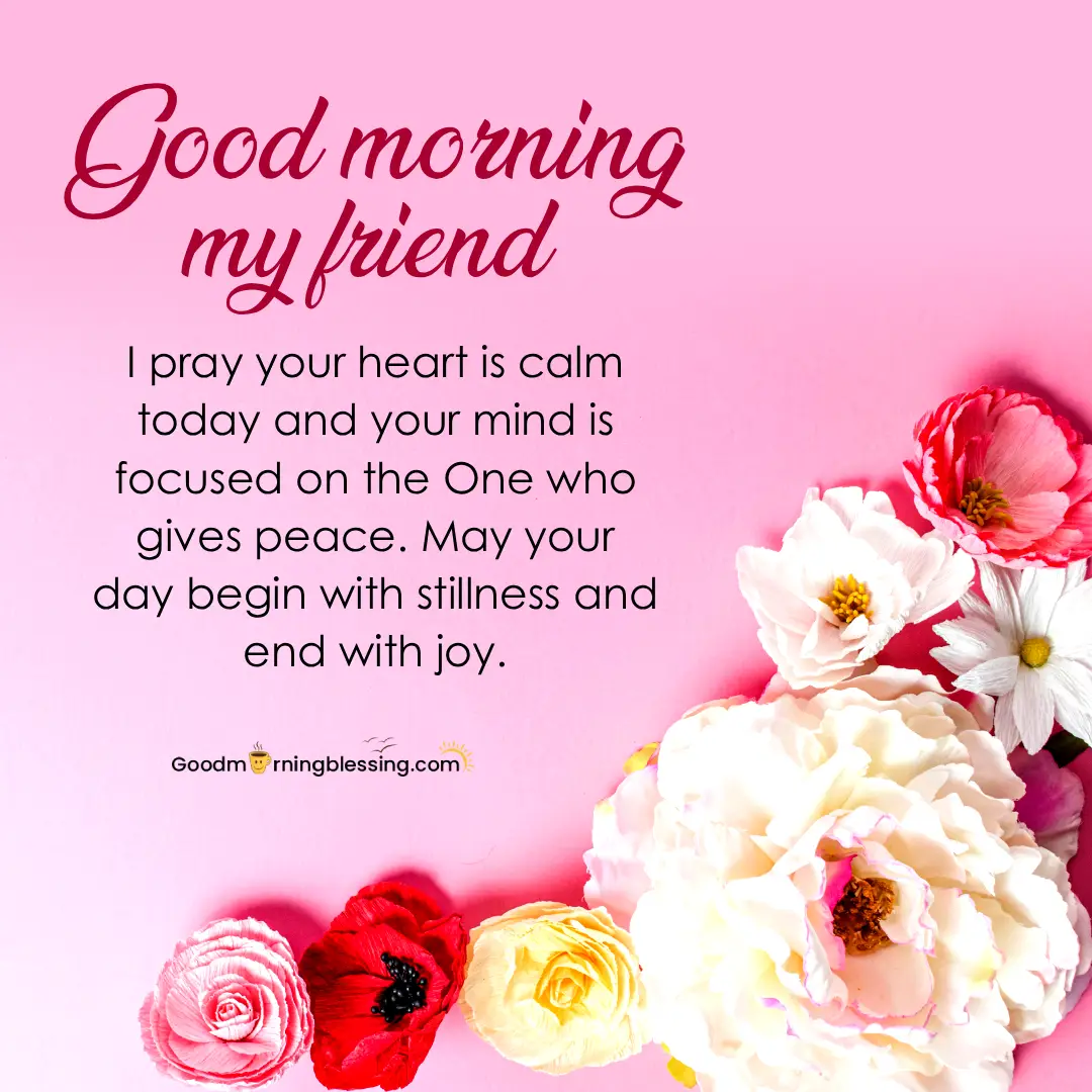Good Morning Prayer For A Friend