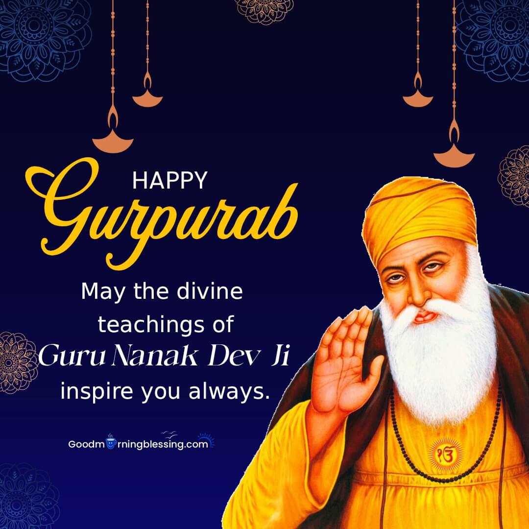 Guru Nanak Dev Ji Gurpurab Image