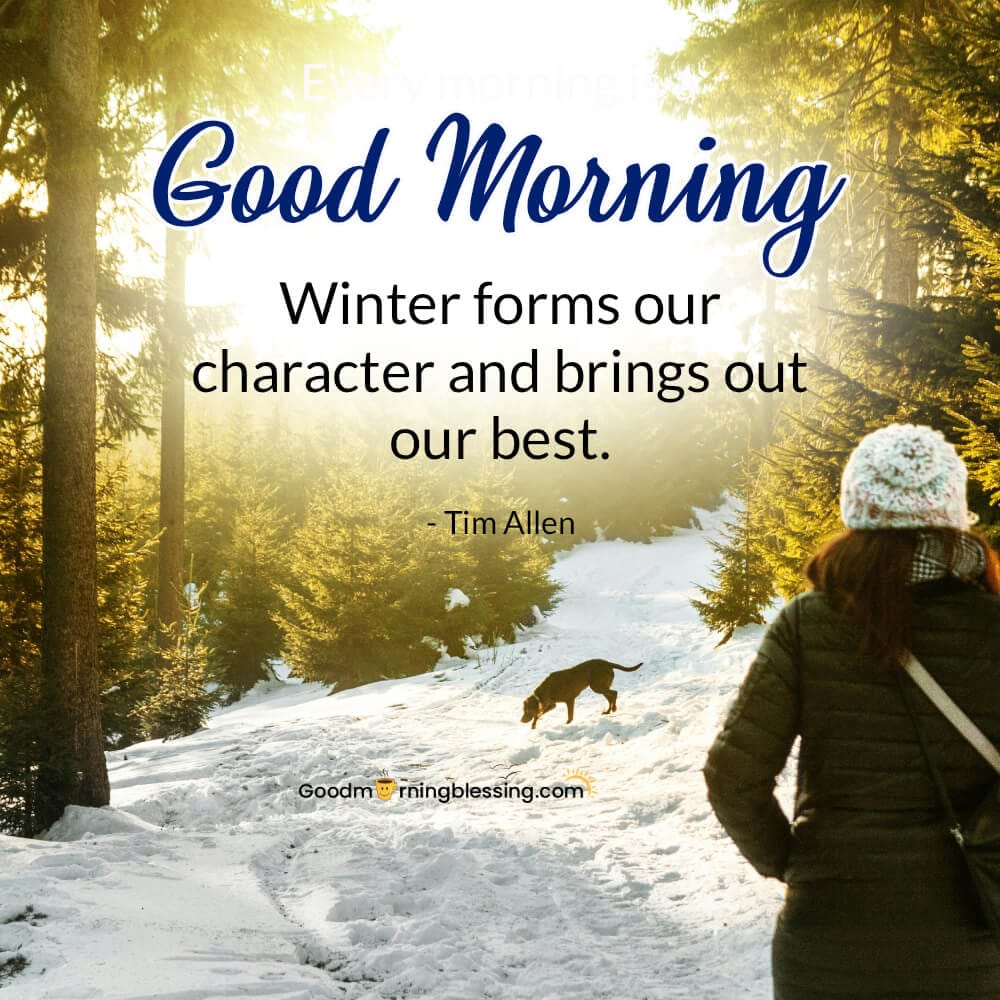 Free Good Morning Winter Images​