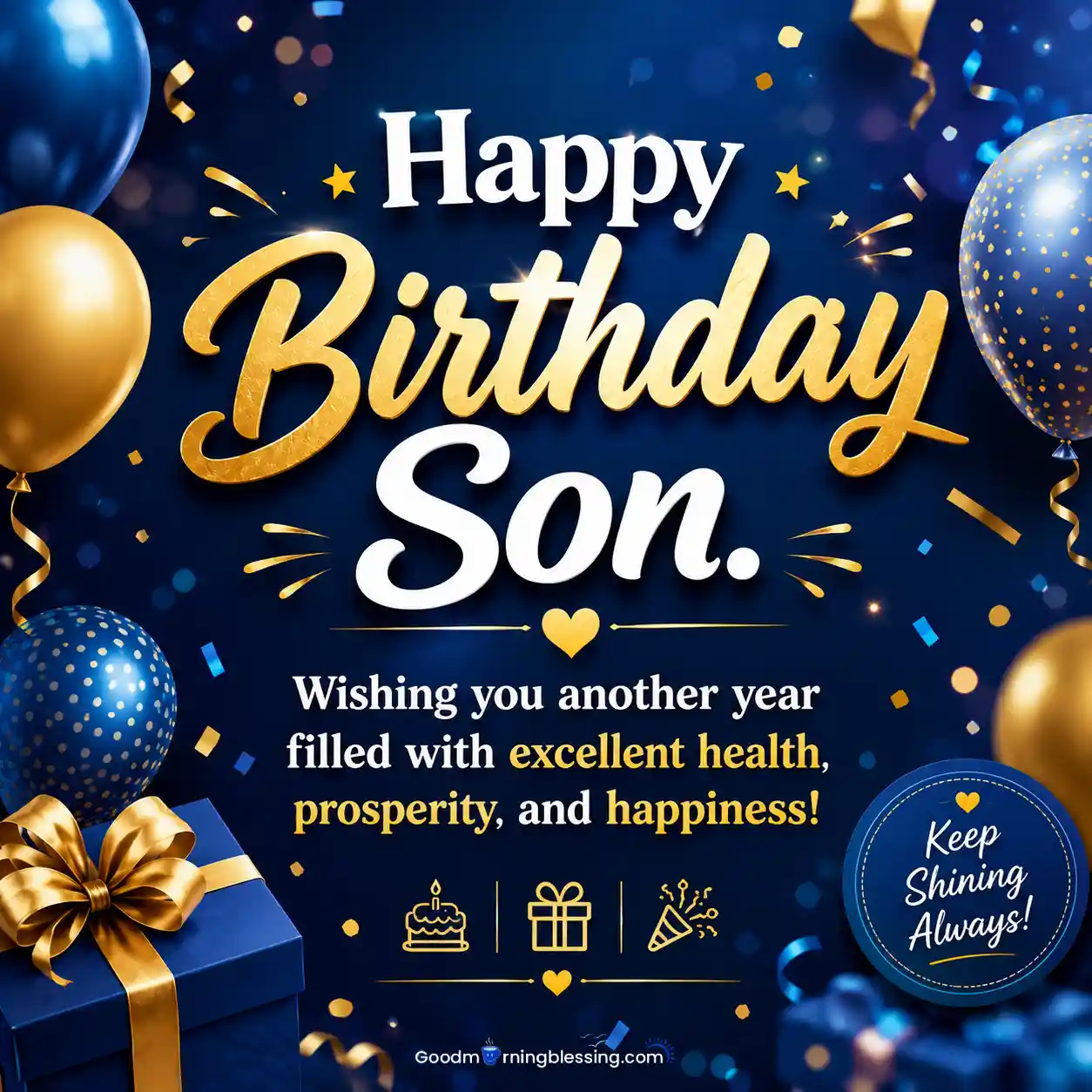 Happy Birthday Son Wishes Images Download