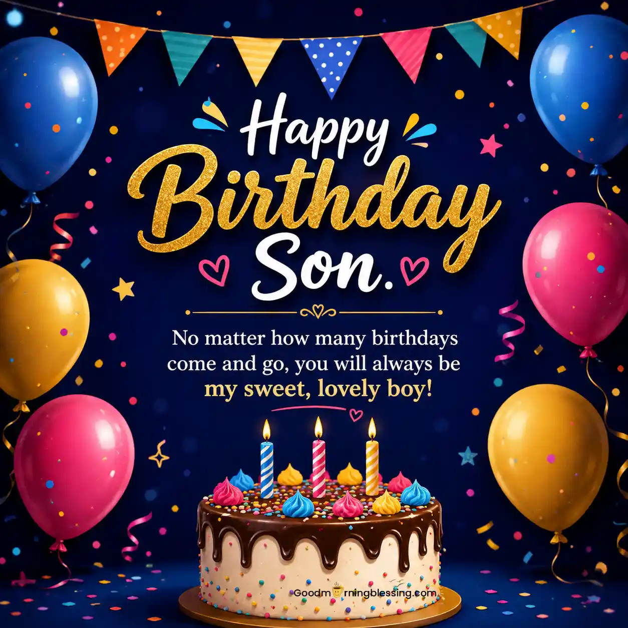 Happy Birthday Son Wishes Images Free Download