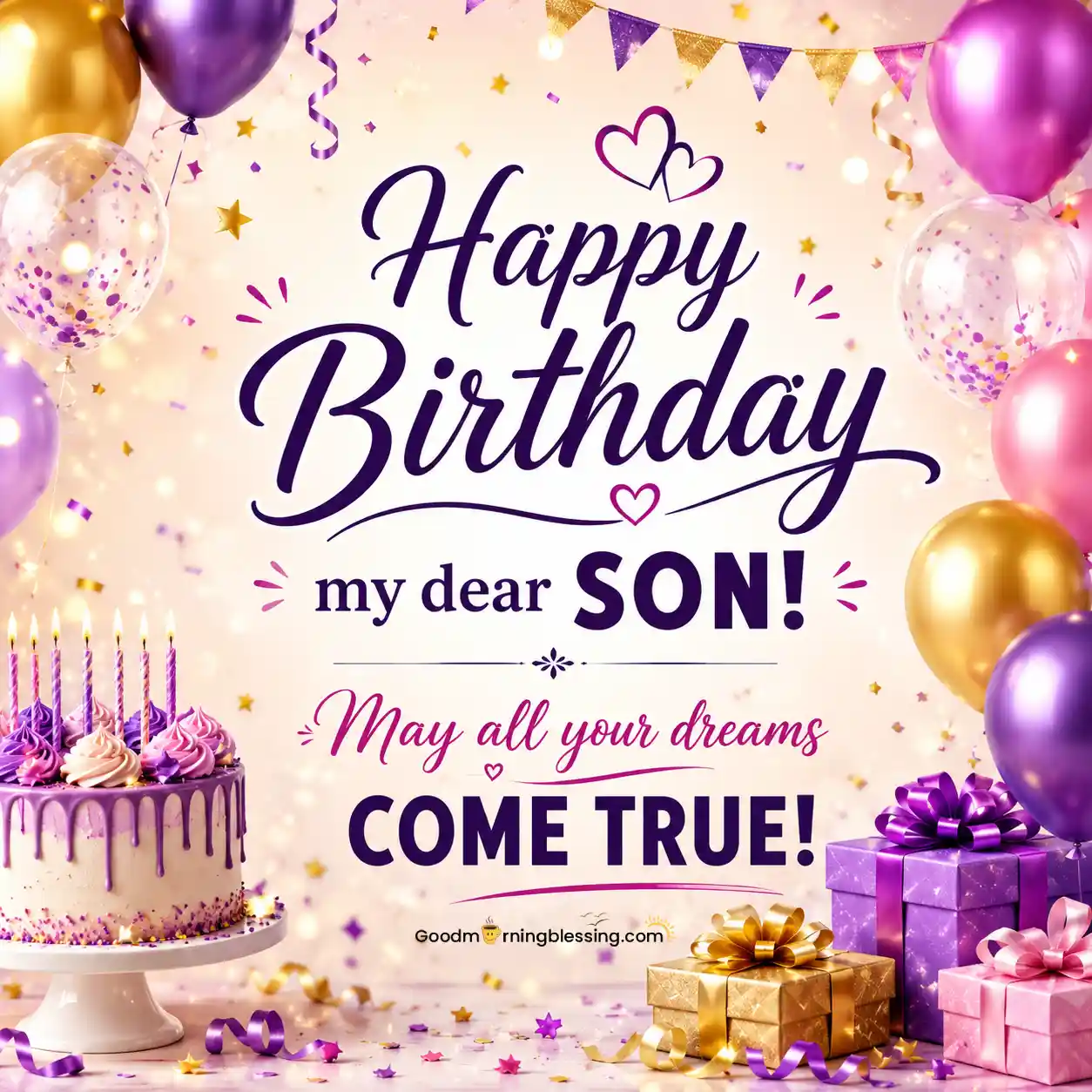 Simple Birthday Wishes For Son