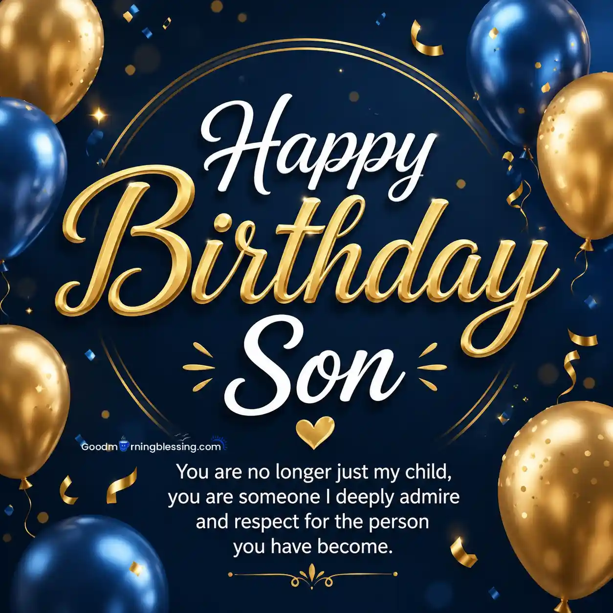 Touching Birthday Wishes For Little Son