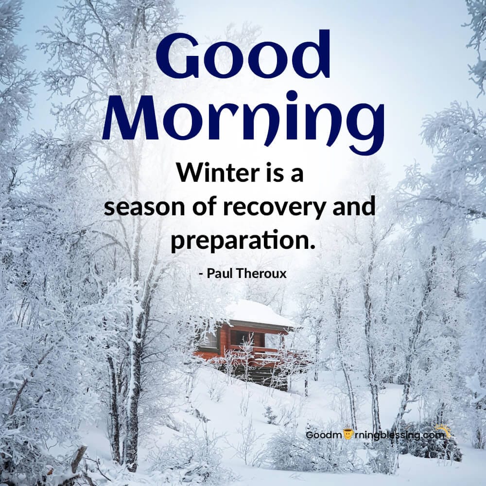 Winter Good Morning Images 