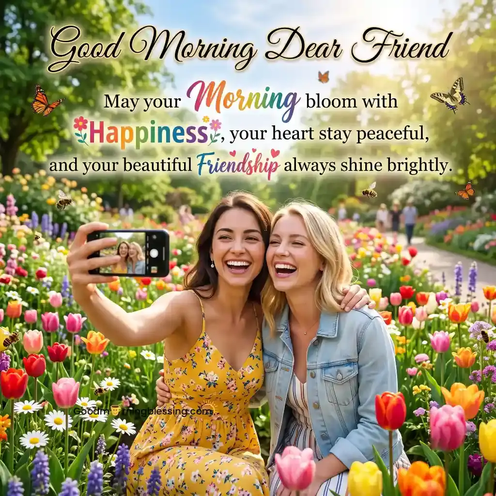Good Morning Best Friend Stay Blessed