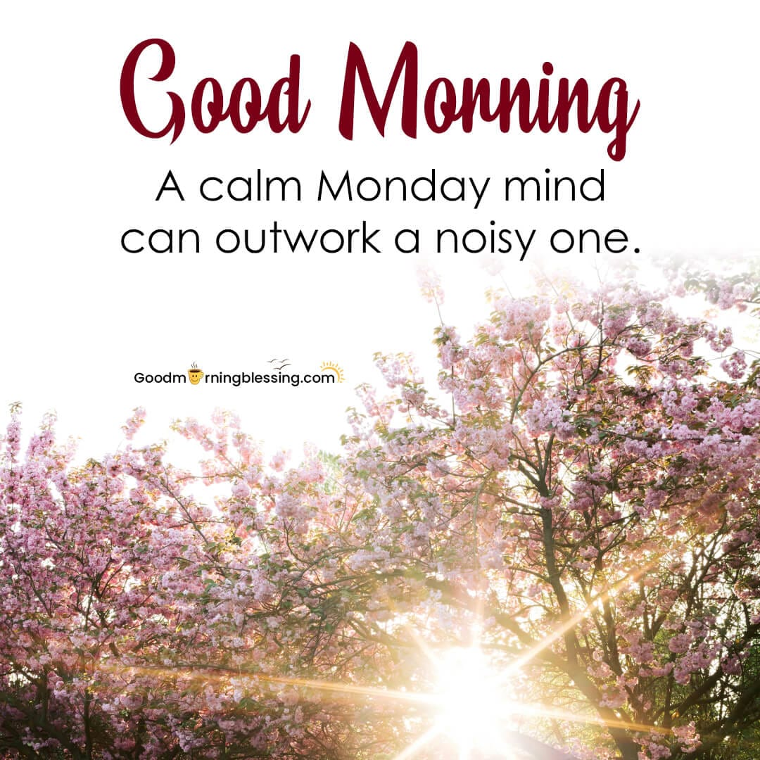 Good Morning Monday Inspirational Blessings