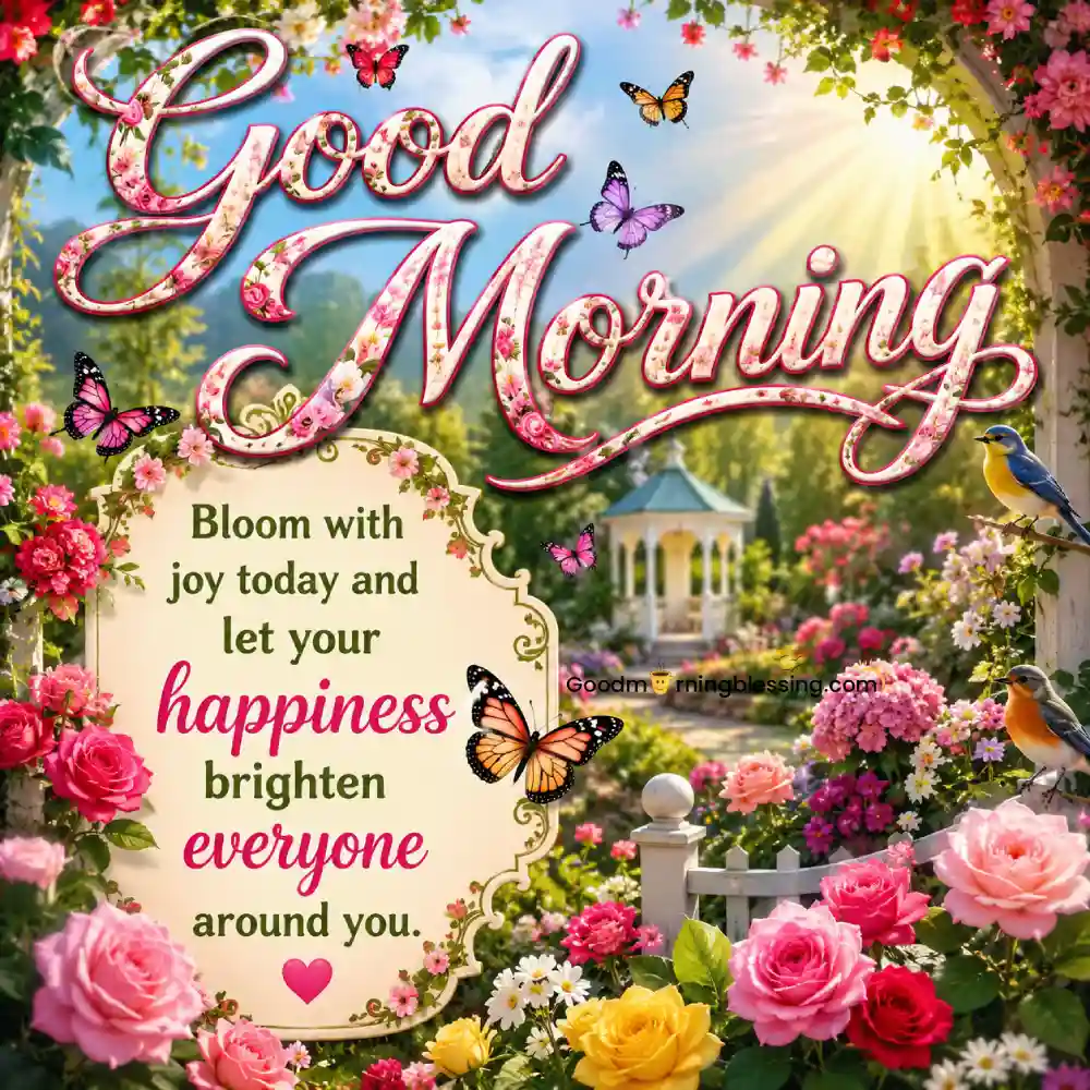 Good Morning Happy Sunday Flowers