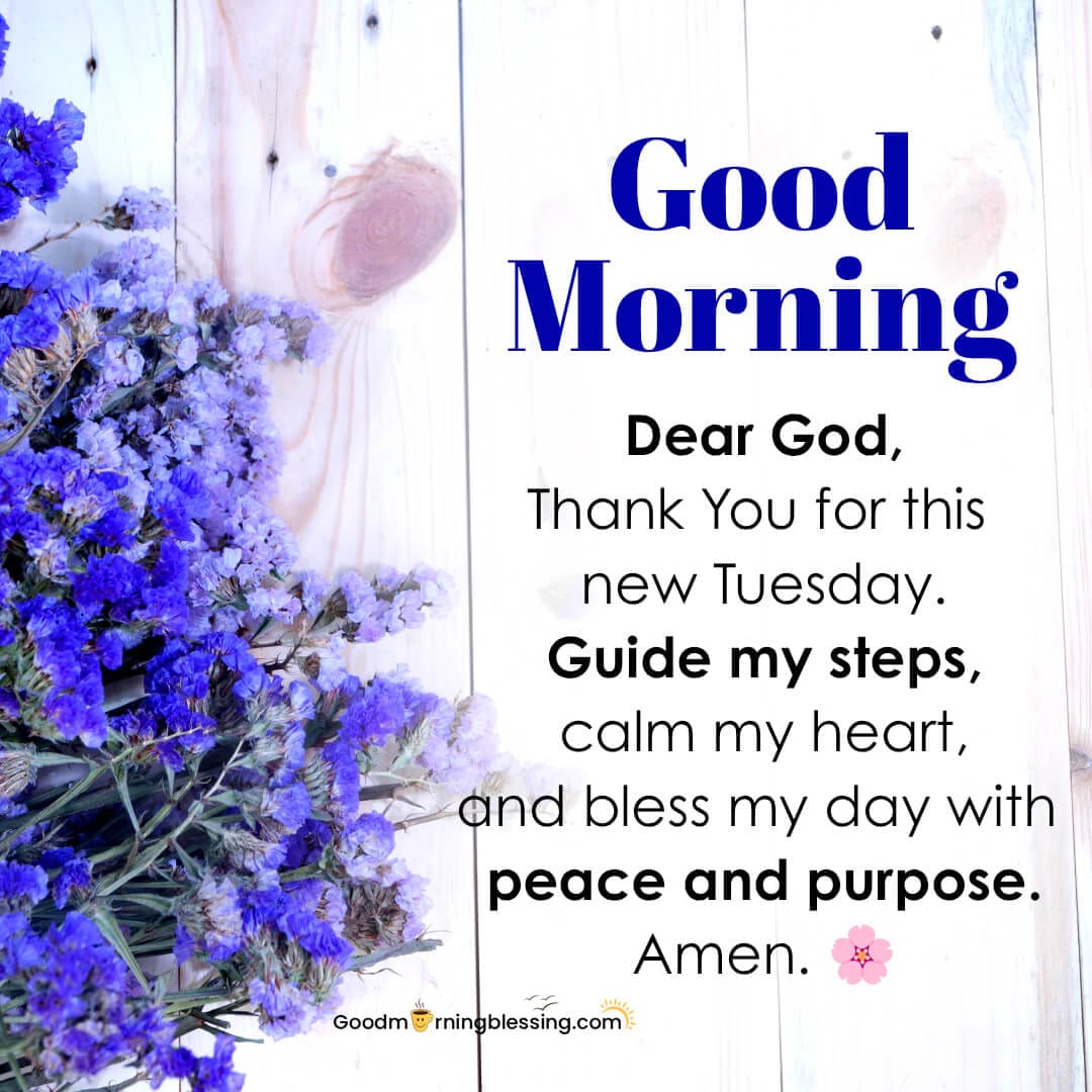 Inspirational Tuesday Blessings And Prayers