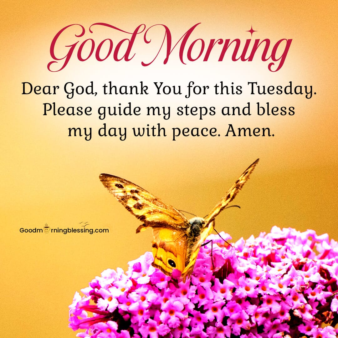 Powerful Tuesday Morning Prayer