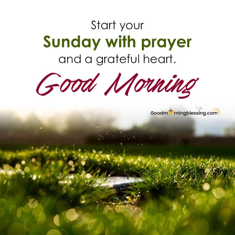 Sunday Prayer Images To Seek Blessings