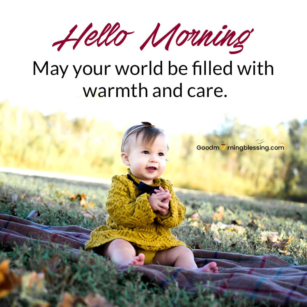 Baby Girl Good Morning Images​