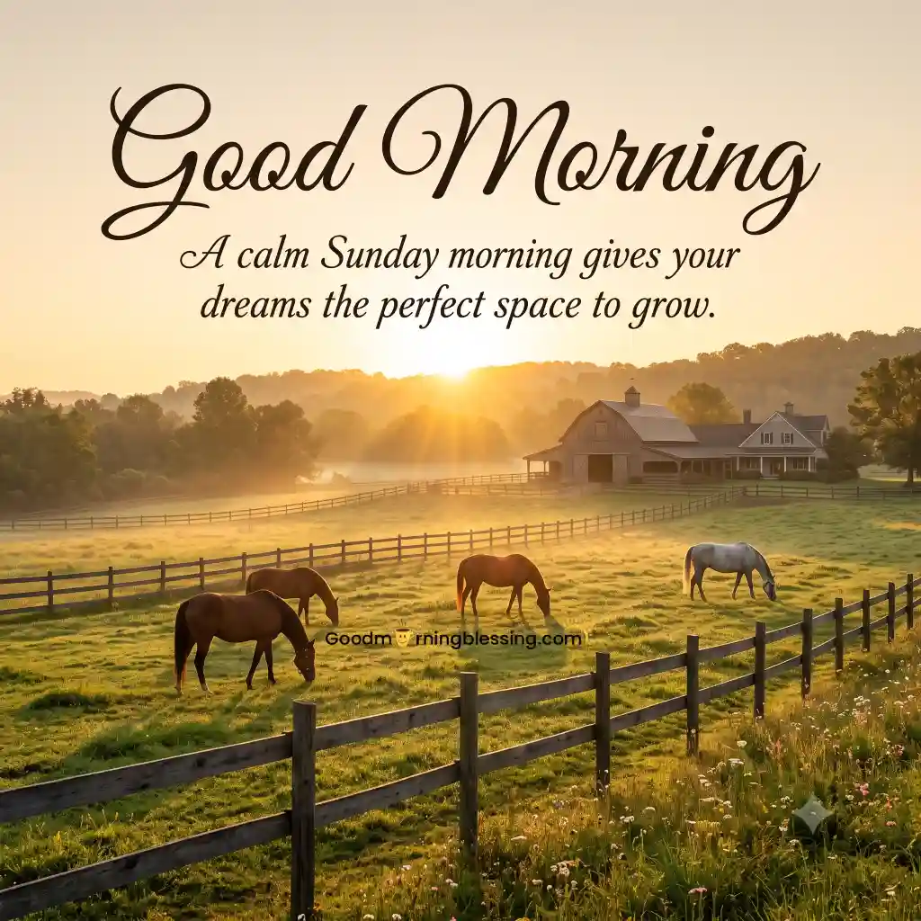 Beautiful Sunday Morning
